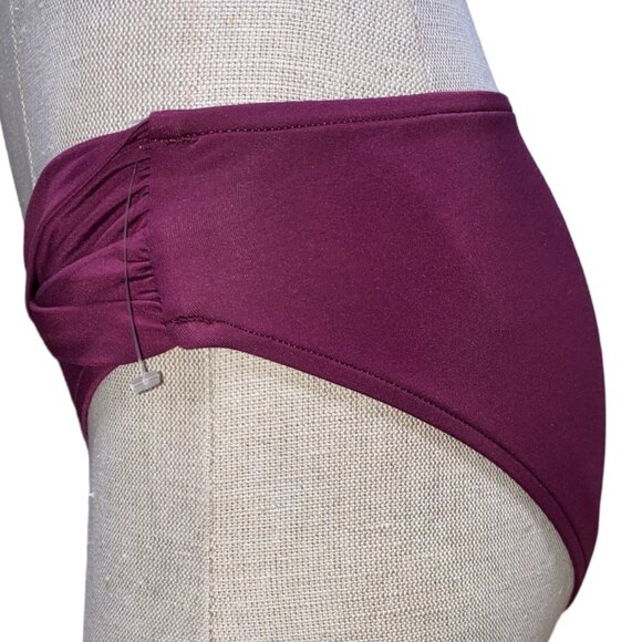 Seafolly Australia Size 4 Swimwear Bottom Women Maroon Purple - Picture 3 of 10
